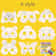 Kids 8Piece Cartoon Animal DIY Mask Craft Kit 8