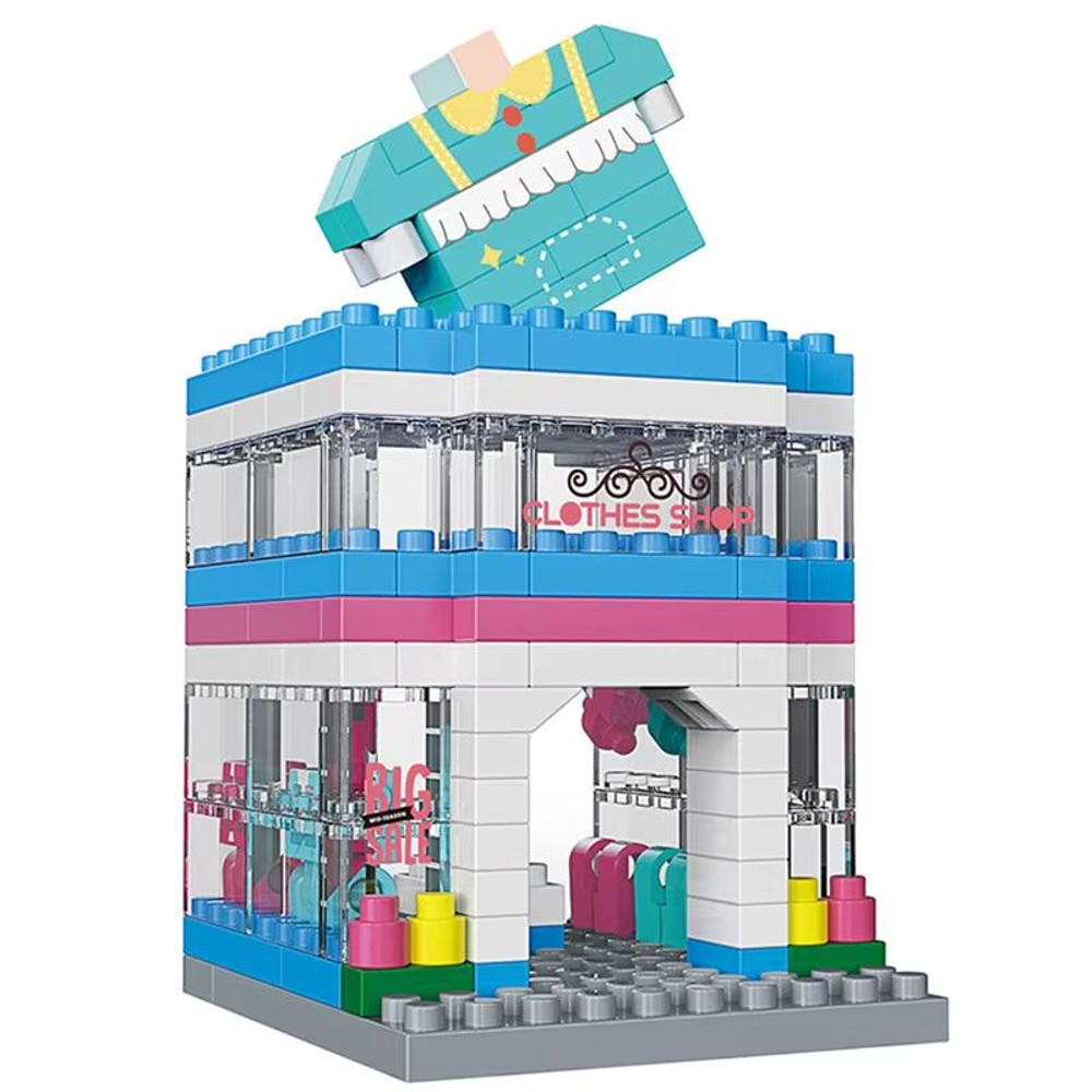 Mini City Street View 3D Building Block Set 3