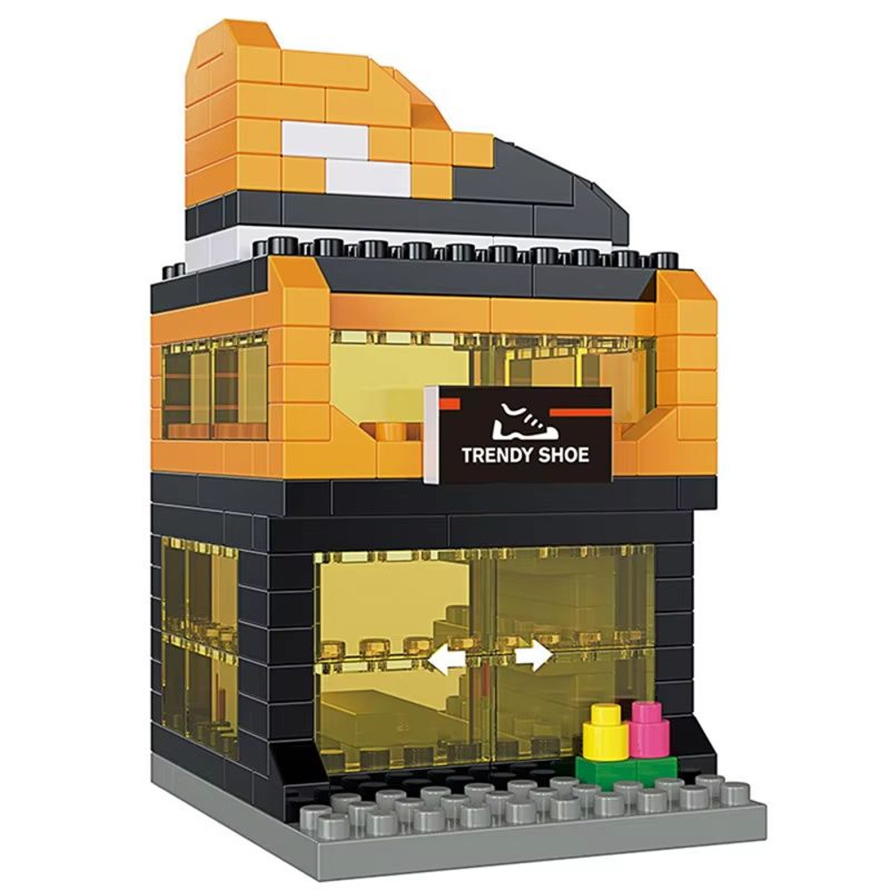Mini City Street View 3D Building Block Set 5