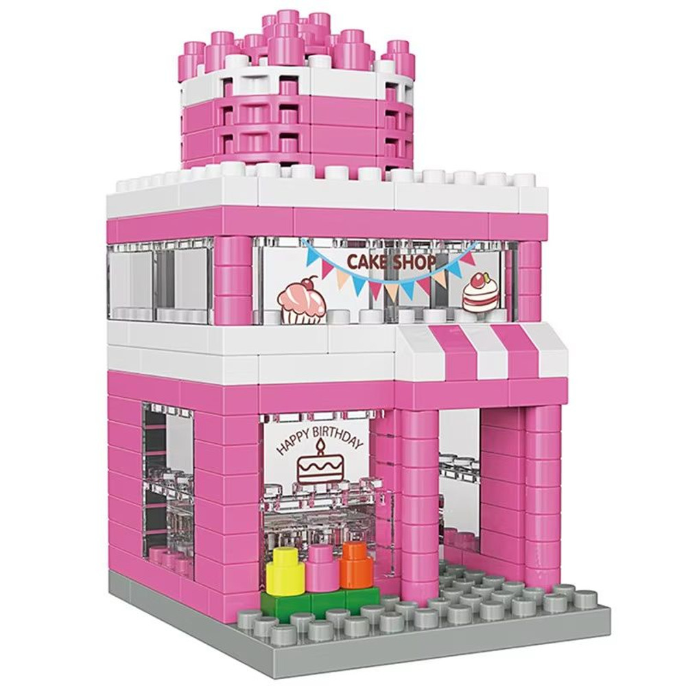 Mini City Street View 3D Building Block Set 9