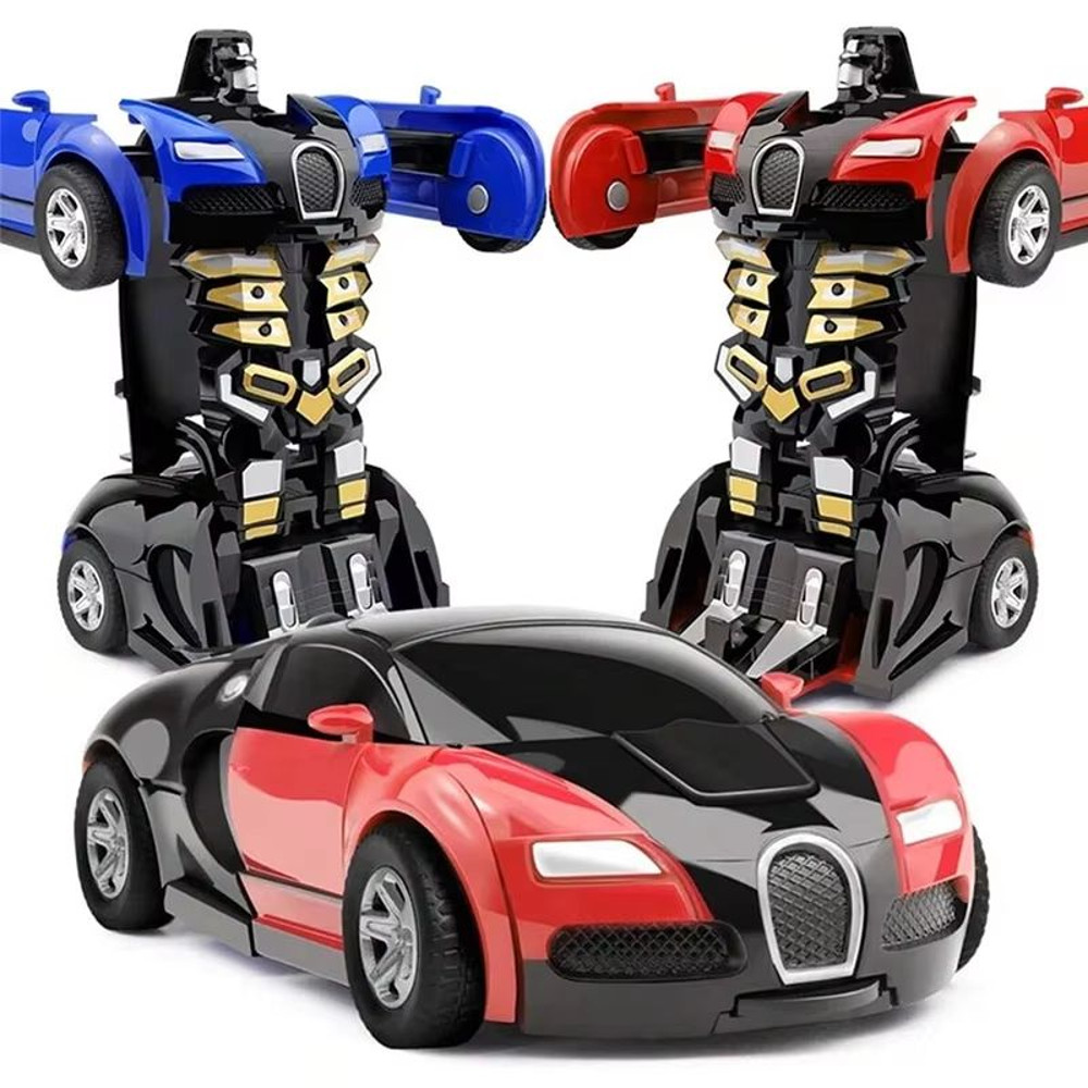 2in1 AutoTransforming Collision Robot Car Toy 0