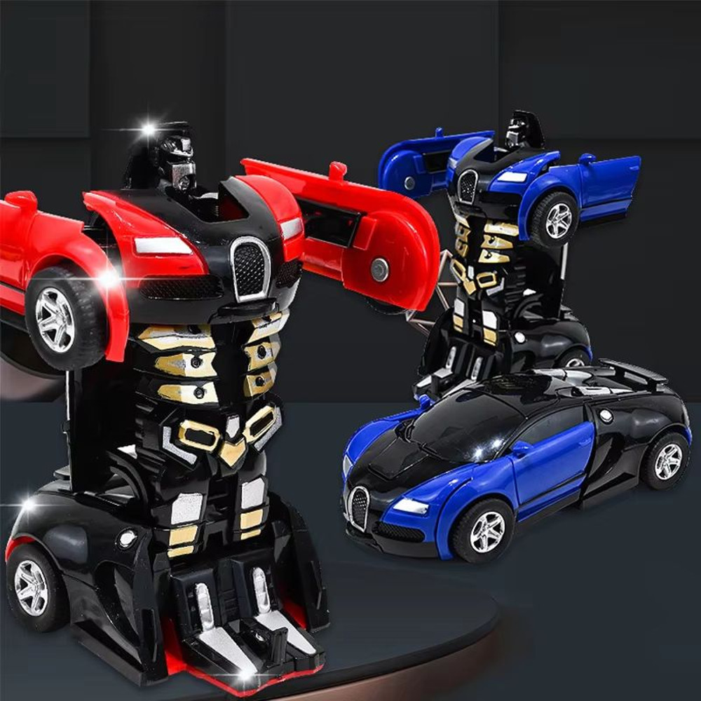 2in1 AutoTransforming Collision Robot Car Toy 3