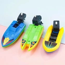 wind up speed boat bath toy for kids