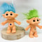 10cm Colorful Hair Troll Doll Keychain Good Luck Bag Charm 2