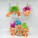 10cm Colorful Hair Troll Doll Keychain Good Luck Bag Charm 4