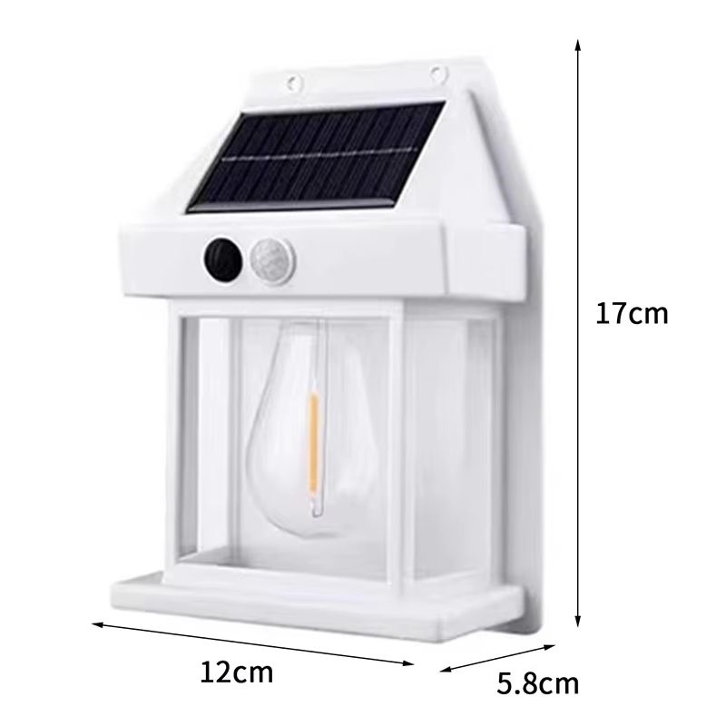 Solar Powered Outdoor Garden Wall Light 9