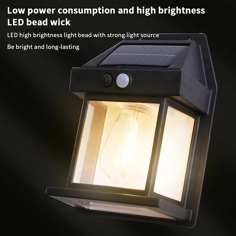 Solar Powered Outdoor Garden Wall Light 4