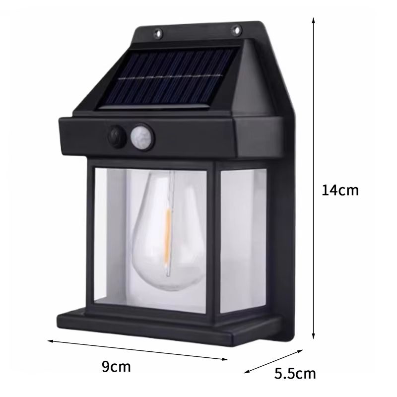 Solar Powered Outdoor Garden Wall Light 6