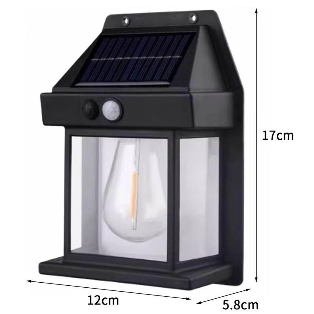 Solar Powered Outdoor Garden Wall Light 7