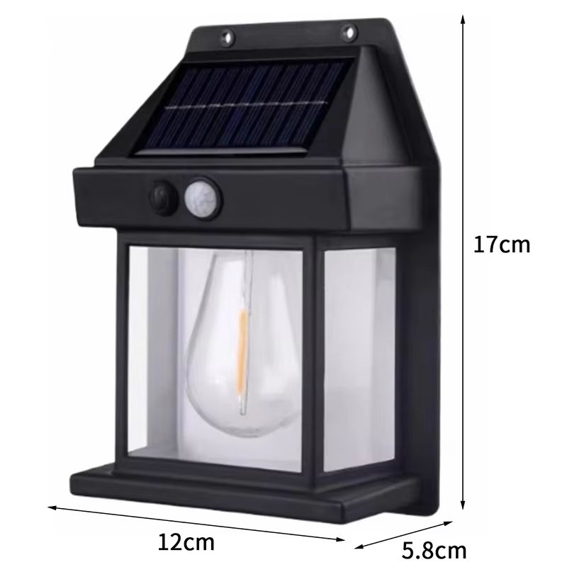 Solar Powered Outdoor Garden Wall Light 7