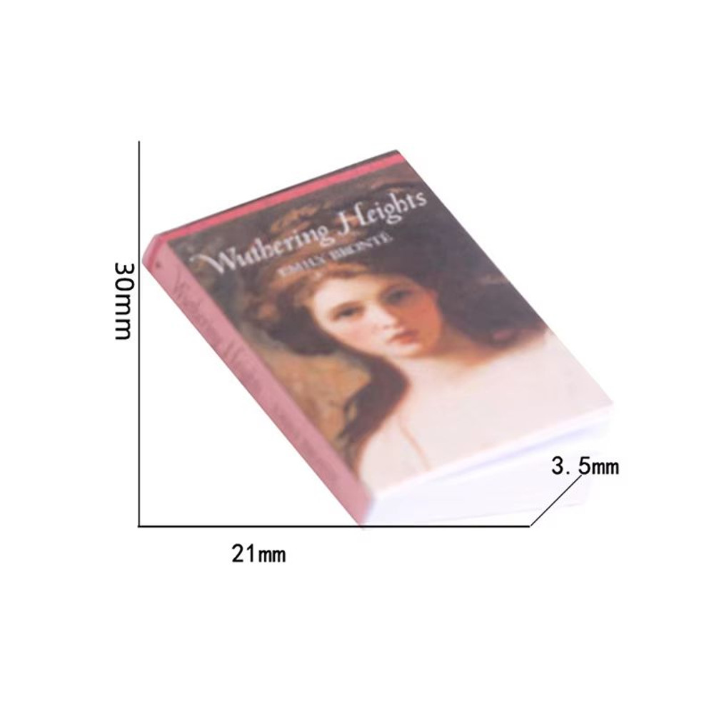 Mini 1 12 Dollhouse Vintage Book Set 10 Piece Decor Collection 5