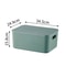 SpaceSaving Stackable Plastic Storage Box Organizer 23