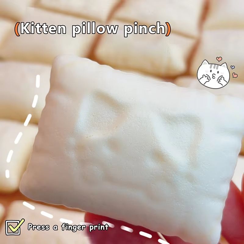 Kawaii Yellow Star Milk Squishy Stress Relief Toy 7