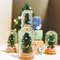 Miniature Glass Christmas Tree Dollhouse Decor Bottle Model 3