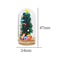Miniature Glass Christmas Tree Dollhouse Decor Bottle Model 5