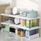 Space Efficient Retractable Under Sink Storage Organizer 0