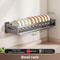 Kitchen Bowl Plate Drying Storage Shelf Wall Mounted Dish Drainer Rack 7