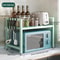 Retractable MultiFunction Microwave Oven Kitchen Storage Rack 11