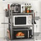 Retractable MultiFunction Microwave Oven Kitchen Storage Rack 21
