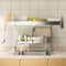 Adjustable OverSink Stainless Steel Dish Drying Rack 2