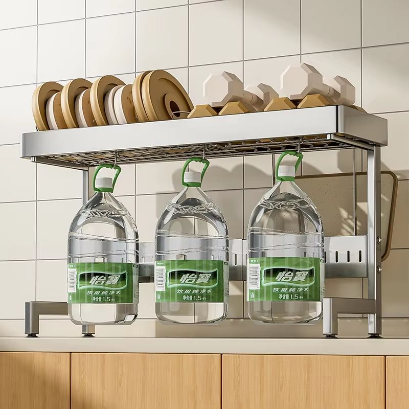 Adjustable OverSink Stainless Steel Dish Drying Rack 5