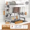 Adjustable OverSink Stainless Steel Dish Drying Rack 7