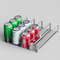Automatic Beverage Pusher Glide Refrigerator Drink Organizer 0