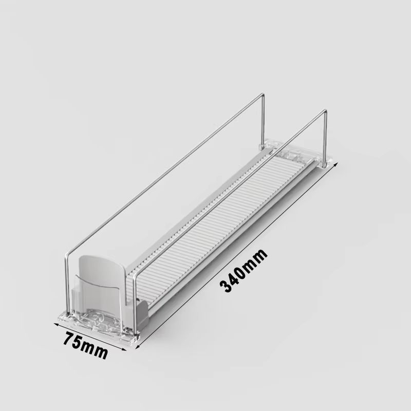 Automatic Beverage Pusher Glide Refrigerator Drink Organizer 7