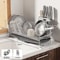 Stainless Steel Dish Drying Rack Over The Sink With Tray 9