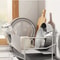 Stainless Steel Dish Drying Rack Over The Sink With Tray 1