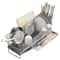 Stainless Steel Dish Drying Rack Over The Sink With Tray 5