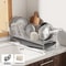 Stainless Steel Dish Drying Rack Over The Sink With Tray 8