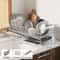 Stainless Steel Dish Drying Rack Over The Sink With Tray 12