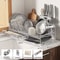 Stainless Steel Dish Drying Rack Over The Sink With Tray 13