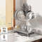 Stainless Steel Dish Drying Rack Over The Sink With Tray 17
