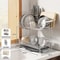 Stainless Steel Dish Drying Rack Over The Sink With Tray 19