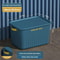 Compact Plastic Storage Box With Lid For Home Organization 18