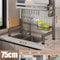 Stainless Steel DoubleLayer Kitchen Sink Dish Draining Shelf 11