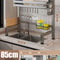 Stainless Steel DoubleLayer Kitchen Sink Dish Draining Shelf 13