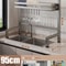 Stainless Steel DoubleLayer Kitchen Sink Dish Draining Shelf 14