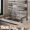 Stainless Steel DoubleLayer Kitchen Sink Dish Draining Shelf 19