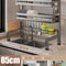 Stainless Steel DoubleLayer Kitchen Sink Dish Draining Shelf 22