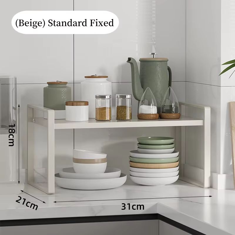 Adjustable Retractable Wardrobe Shelf And Cabinet Organizer Rack 10