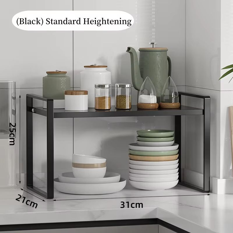 Adjustable Retractable Wardrobe Shelf And Cabinet Organizer Rack 7