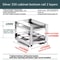 Aluminum Alloy Pull Out Spice Rack For Narrow Kitchen Cabinet 25