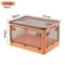 BGRORIO Foldable Rolling Closet Storage Box With Wheels 12