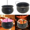 Large Black Cauldron Kettle Candy Bowl For Halloween 0