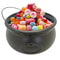 Large Black Cauldron Kettle Candy Bowl For Halloween 1