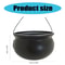 Large Black Cauldron Kettle Candy Bowl For Halloween 5