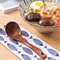LongHandle Wooden Soup Spoon Ladle For Cooking Serving 3